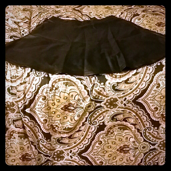 Faux leather skirt