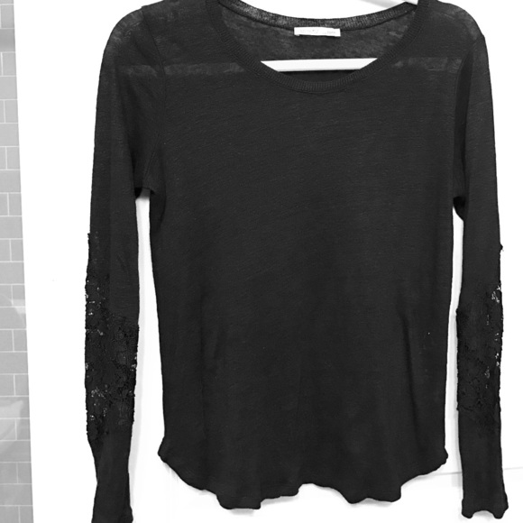 Zara shirt with lace detail