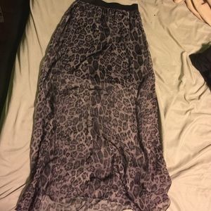 cheetah print skirt