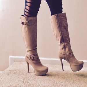 Suede Tan boots