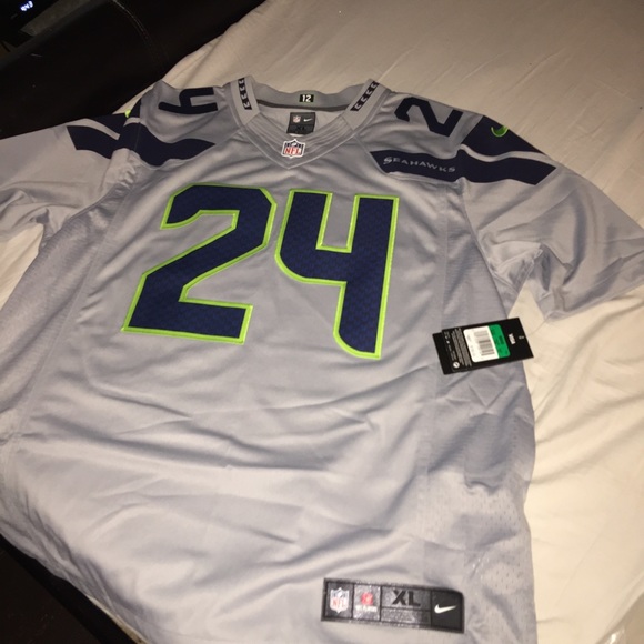 Seattle Seahawks Marshawn Lynch Authentic Jersey