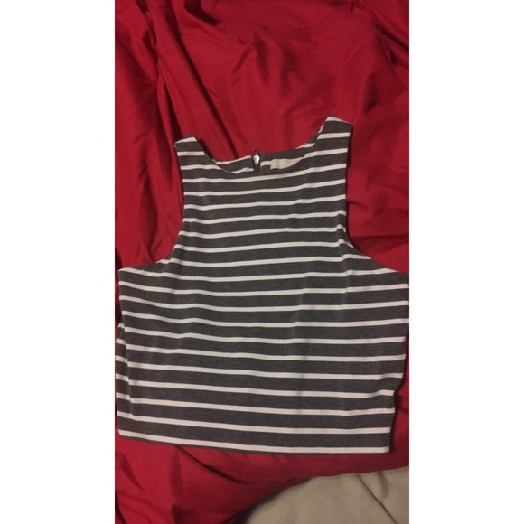 Stripped Crop top