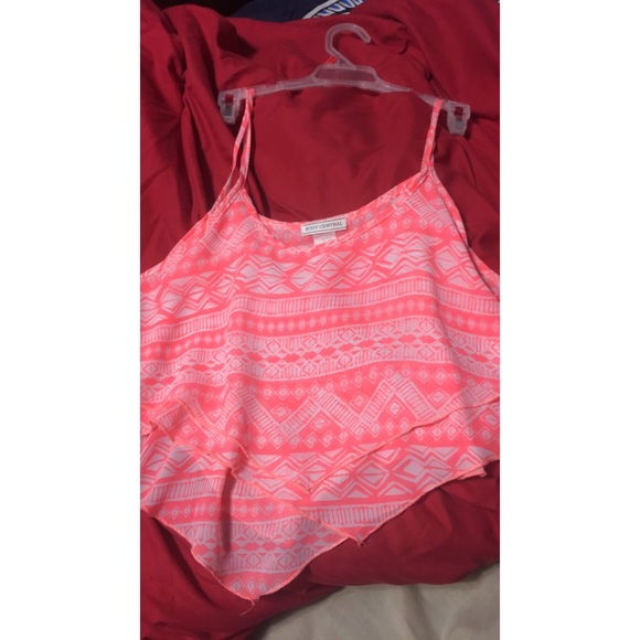 Pink crop top