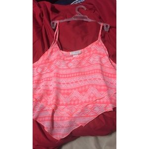 Pink crop top