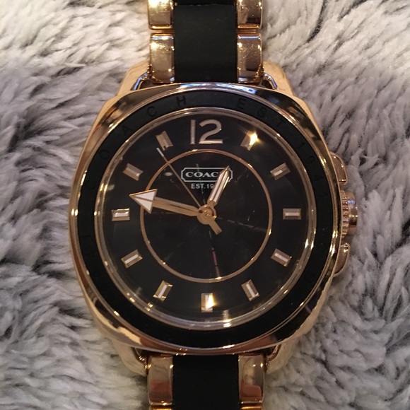 COACH Boyfriend Mixed Media Bracelet Watch