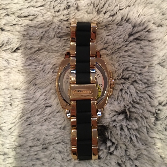 COACH Boyfriend Mixed Media Bracelet Watch