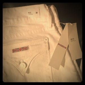 White Hudson Denims