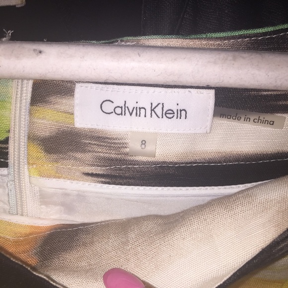 Multi colored Calvin Klein Pencil Skirt. - Picture 2 of 2