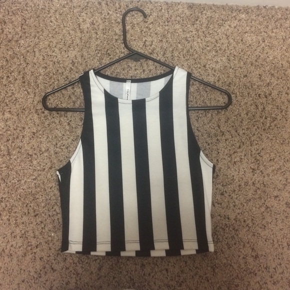 Striped Crop Top