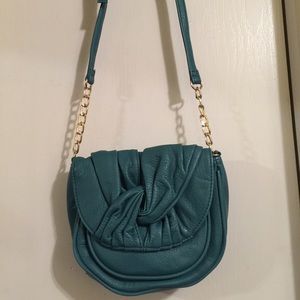 Turquoise cross body satchel!