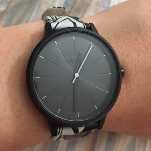 Black matte Nixon watch