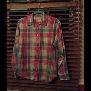 American Eagle plaid shirt 10% off until midnight!