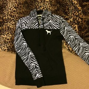 Pink VS zip up hoodie