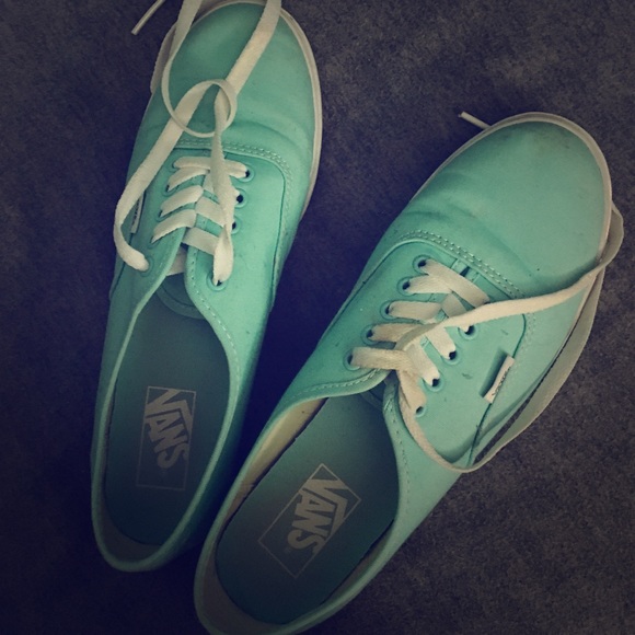 mint green vans