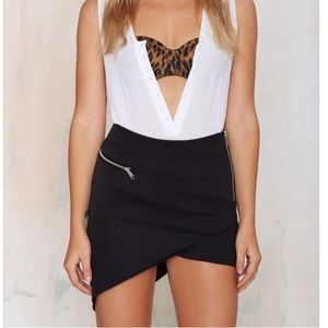 Nasty gal asymmetrical skirt