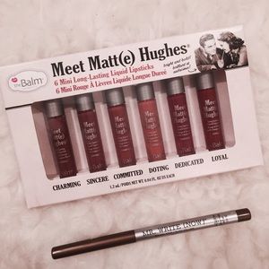 The Balm Meet Matte Hughes liquid lip mini set