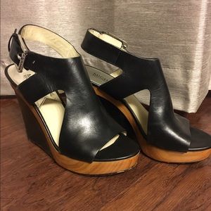 Michael Kors Black Wedges