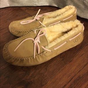 Leather Sheepskin Ugg Moccasins