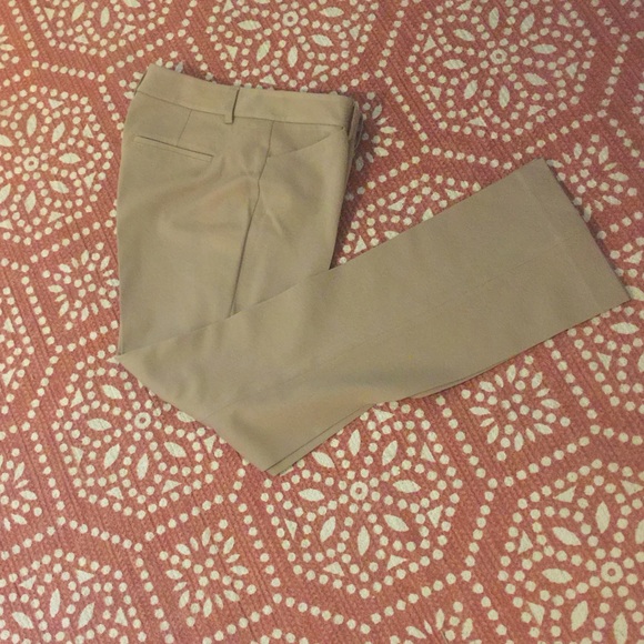 Express Size 6 Camel Editor Pants! - image 1
