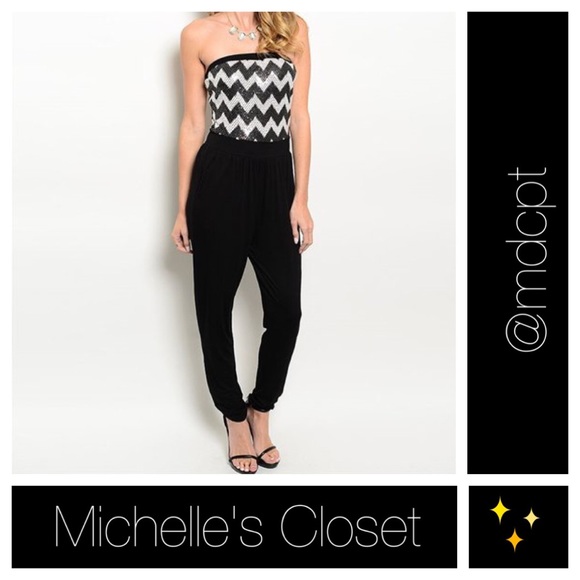 Strapless jumpsuit (S M L)