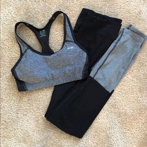 Workout Athletic Set Sports Bra and Legging Pants