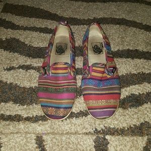 Rare Multicolored Womens Vans