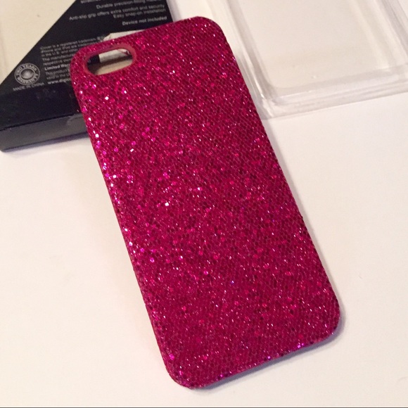 ICover Pink Glitter IPhone 5/5S/SE Case