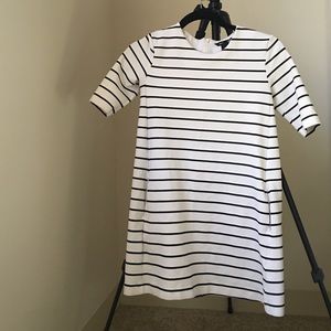 HM stripe knit mini dress