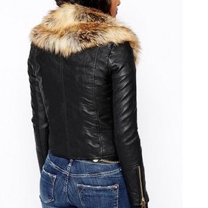 Leather Fur Jacket