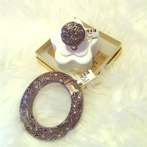 Lauren G Adams collection bracelet with ring