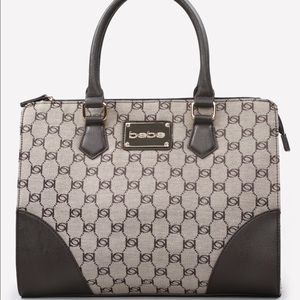 BEBE Jacquard handbag tote