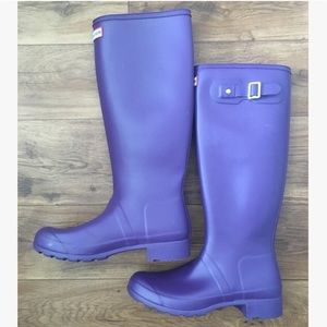 Purple Hunter Rain Boots