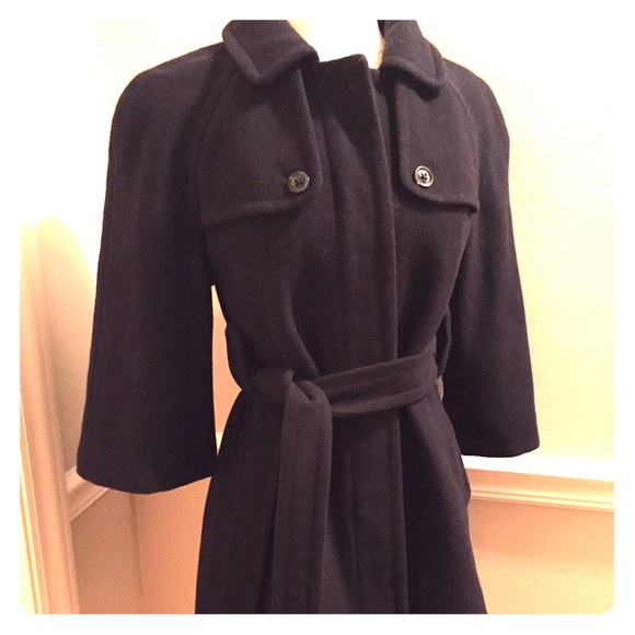 GAP Jackets & Blazers - Gap Black Belted Wool Coat