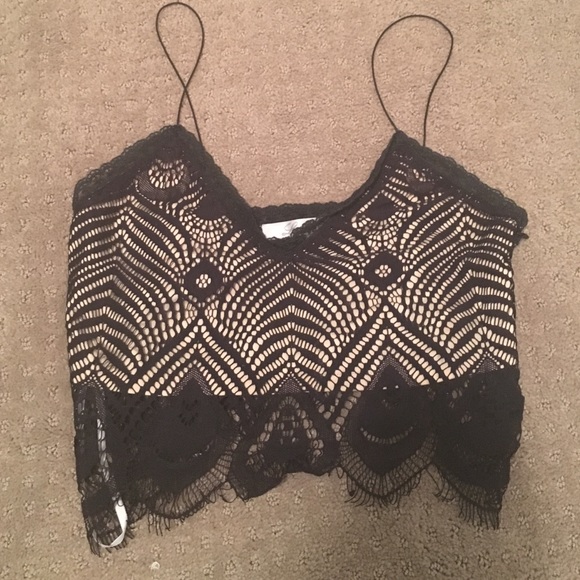 RESERVED Lovers & Friends Lace Crop Top