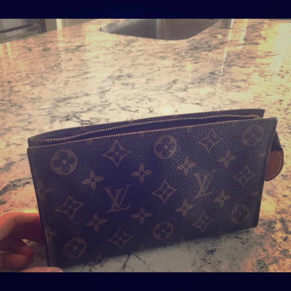 Vintage authentic Louis Vuitton makeup pouch