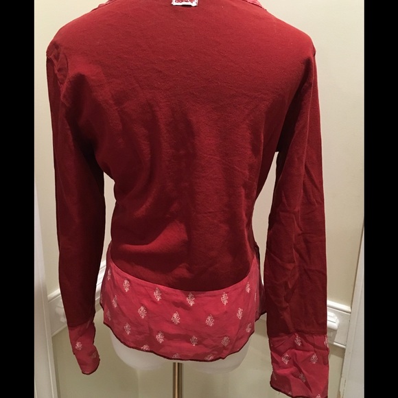 Danzig cotton/silk blouse, S - Picture 2 of 4