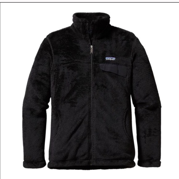 Women's Patagonia black zip up fleece