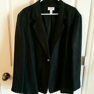 18W Talbots Woman black blazer