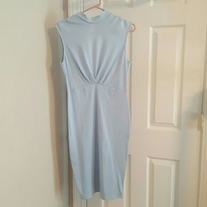 Baby blue dress