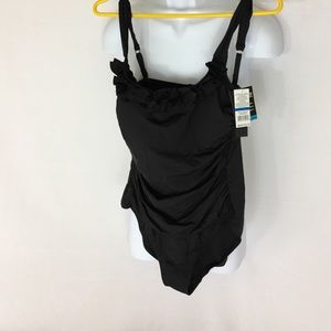 Brand NEW KENNETH COLE Tummy Toner Swimsuit XL