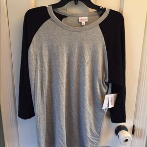 NWT XL LulaRoe Black and Gray Randy