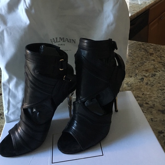 Brand New Balmain Leather Sandals - Picture 3 of 4