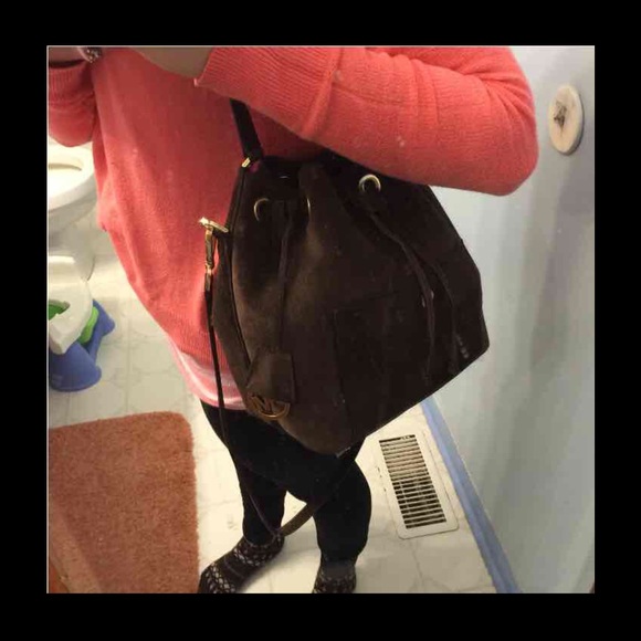 Michael kors Suede Greenwich bucket bag