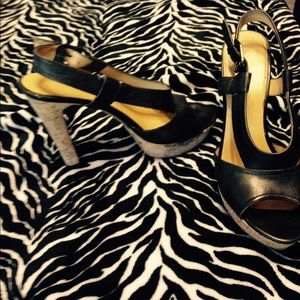 Black Nine West high heels