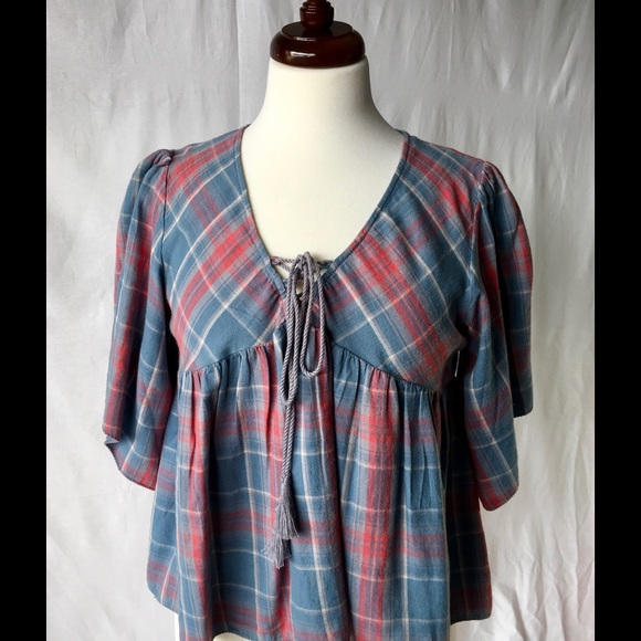 Denim & Supply Co. Plaid top