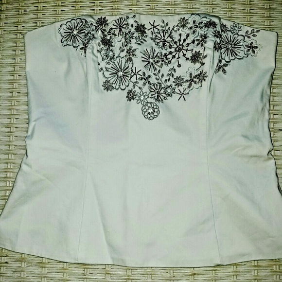 White house black market corset top