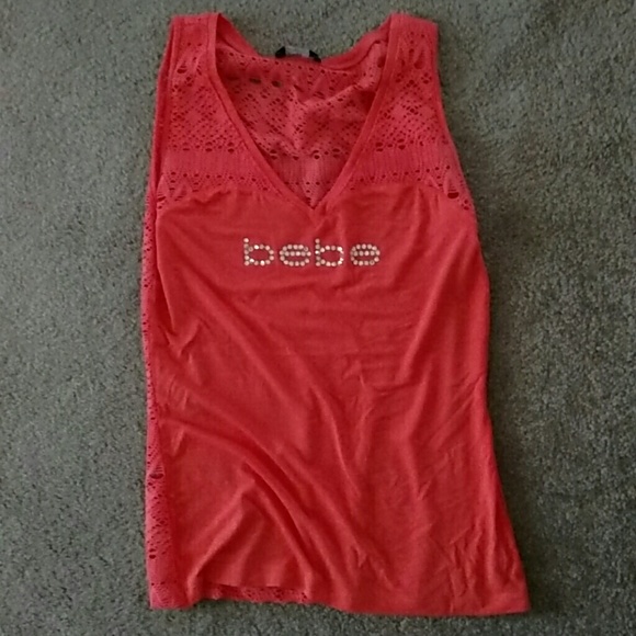 Peach bebe top