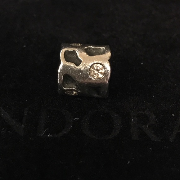 Authentic Pandora Champagne pond bead