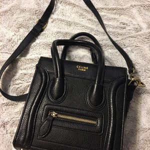 Black Celinnne nano crossbody