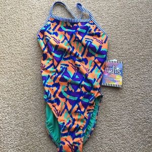 Dolfin one-piece swim suit. Brand new. Size 34